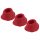 Womanizer Premium M - set ricambi testina succhiante - rosso - 3 pezzi