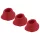Womanizer Premium M - set ricambi testina succhiante - rosso - 3 pezzi