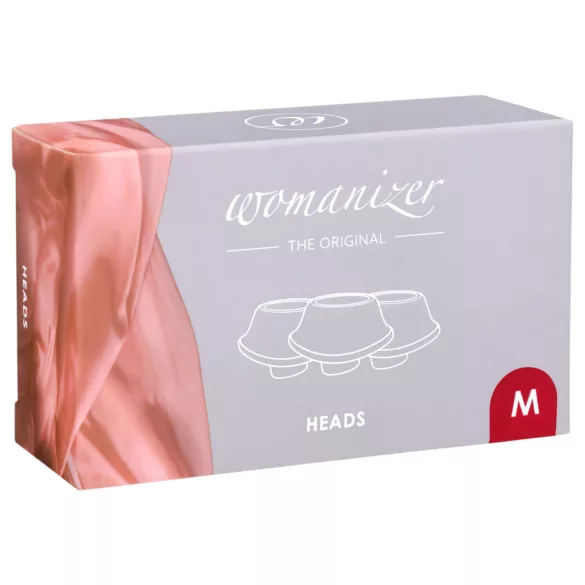 Womanizer Premium M - set ricambi testina succhiante - rosso - 3 pezzi