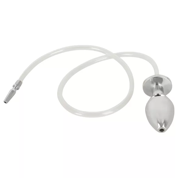 Piss to Ass Plug - plug anale cavo con dilatatore uretrale