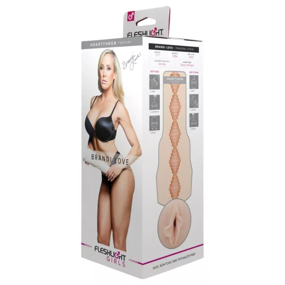 Fleshlight Brandi Love Heartthrobe - masturbatore realistico vagina