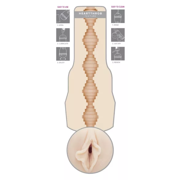 Fleshlight Brandi Love Heartthrobe - masturbatore realistico vagina