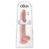 King Cock 14 Dildo con testicoli (35cm) - Naturale
