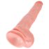 King Cock 14 Dildo con testicoli (35cm) - Naturale