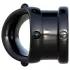 Pipedream Fantasy Rock Hard - anello fallico e anello allungapalle (nero)