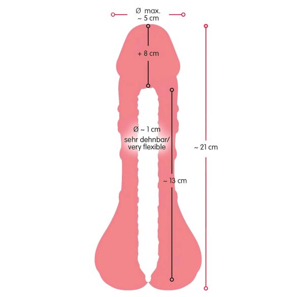 Nature Skin - masturbatore anale e guaina pene - effetto pelle naturale
