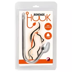 You2Toys - plug anale con gancio - alluminio argentato 179g