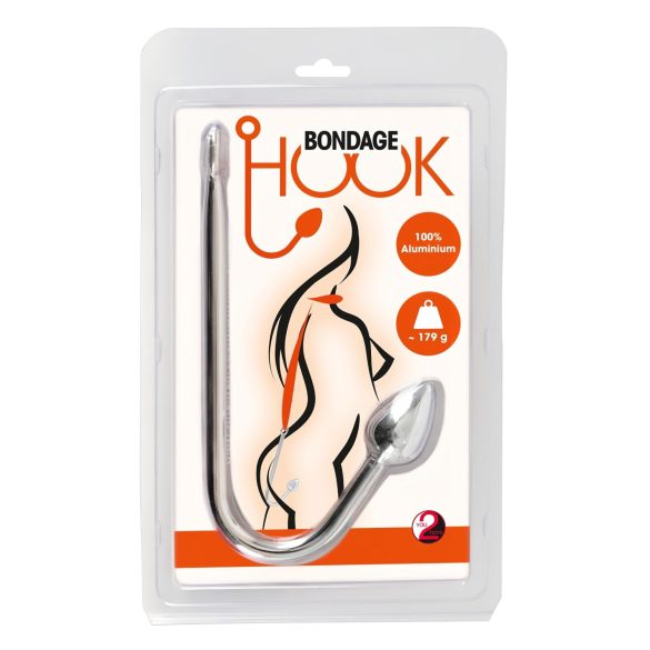 You2Toys - gancio anale in alluminio (179g) - argento