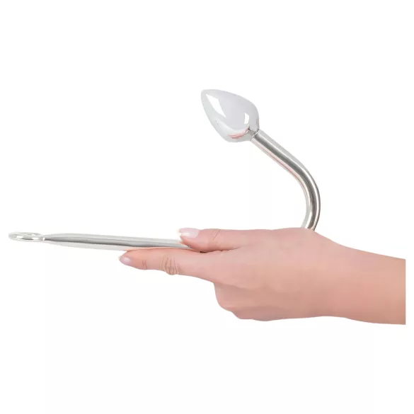 You2Toys - plug anale con gancio - alluminio argentato 179g