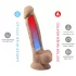 Silexd 7 - dildo con ventosa - realistico 17,5 cm - colore naturale