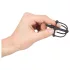 You2Toys - Plug uretrale - gabbia in silicone per glande con dilatatore (nero)