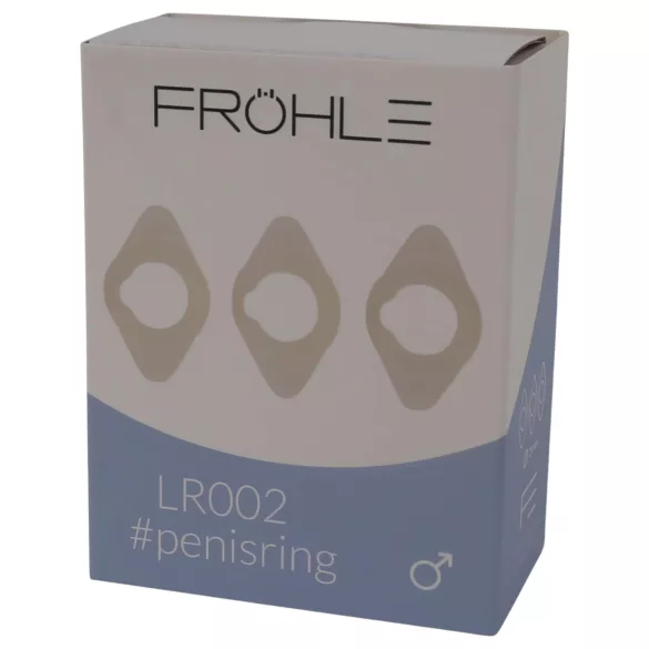 Fröhle LR002 - anello fallico medico set 3 pezzi - diametro 2,1 cm