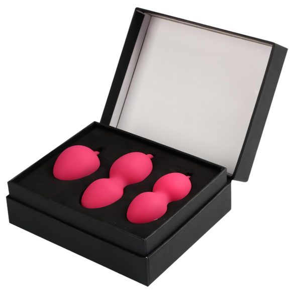 Svakom Nova - set 3 palline vaginali - silicone rosso