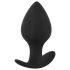 Black Velvets - set plug anale in silicone 3 pezzi - nero