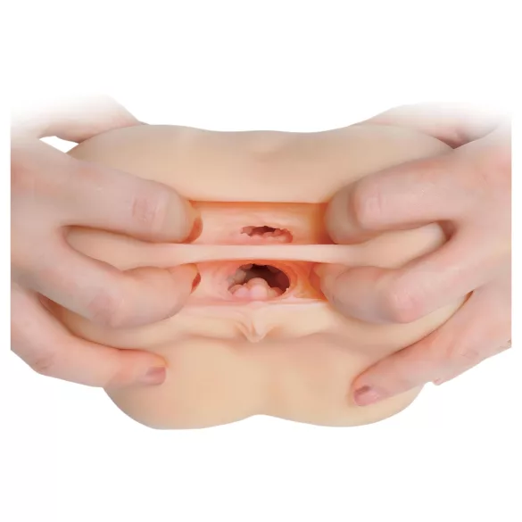 Fuck me Silly To Go - masturbatore realistico vaginale e anale - pelle naturale