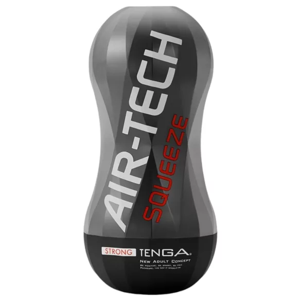 TENGA Air-Tech Squeeze Strong - masturbatore a suzione - nero