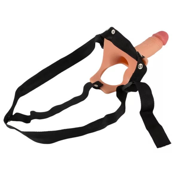 Realistixxx - dildo strap-on vuoto indossabile - colore naturale