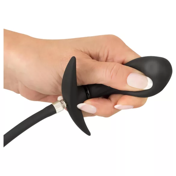 You2Toys - plug anale gonfiabile con palline - nero