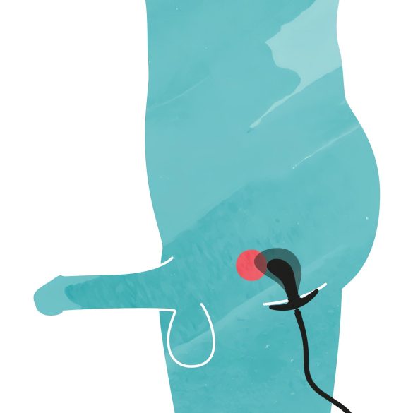 You2Toys - plug anale dilatatore gonfiabile - nero