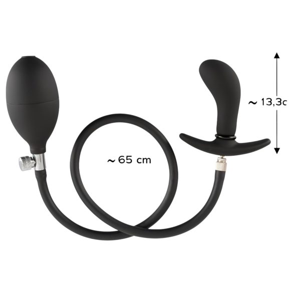 You2Toys - plug anale dilatatore gonfiabile - nero