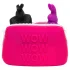 Happyrabbit - beauty case per sex toy (rosa) - piccolo