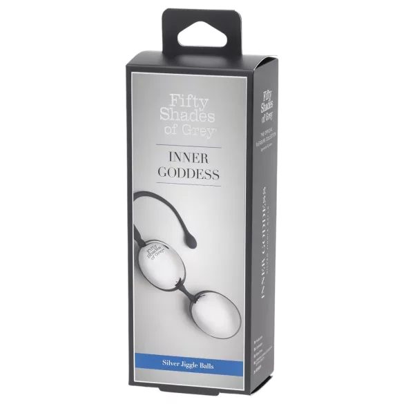 Fifty Shades of Grey - palline vaginali geisha - metallo argentato
