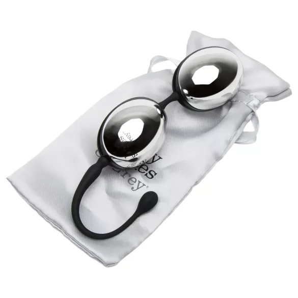 Fifty Shades of Grey - palline vaginali geisha - metallo argentato