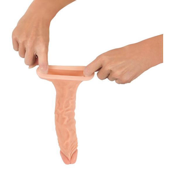 Nature Skin - guaina pene allungante e ingrossante - 19,5 cm