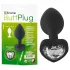 You2Toys - plug anale con pietra bianca - nero