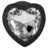 You2Toys - plug anale con pietra bianca - nero