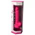 Silexd 7 - dildo con testicoli e ventosa - 17,5 cm (rosa)