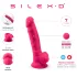 Silexd 7 - dildo con testicoli e ventosa - 17,5 cm (rosa)