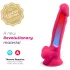 Silexd 7 - dildo con testicoli e ventosa - 17,5 cm (rosa)