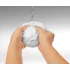 TENGA GEO - masturbatore maschile ondulato - silicone bianco Glacier