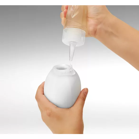 TENGA GEO - masturbatore maschile ondulato - silicone bianco Glacier