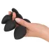Black Velvets - set di plug anali (4 pezzi, nero)
