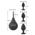 Black Velvets - set di plug anali (4 pezzi, nero)