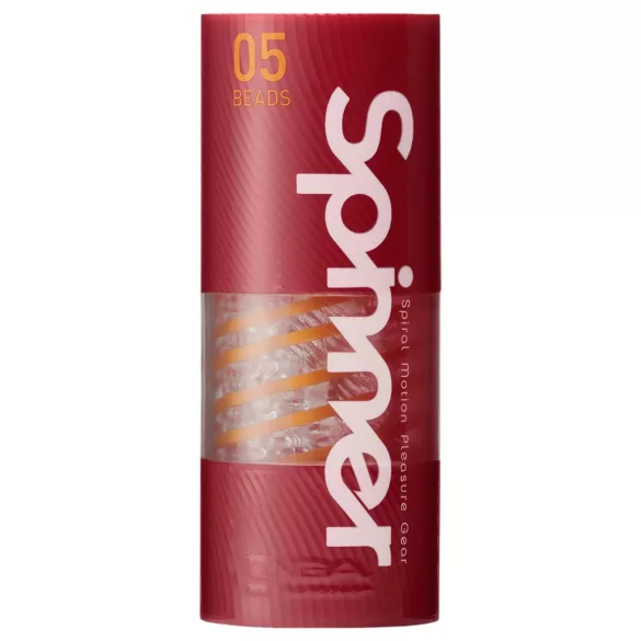 TENGA Spinner Beads - masturbatore uomo - effetto perle - trasparente