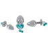 You2Toys - Set di Plug Anali con Guinzaglio (argento)