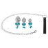 You2Toys - Set di Plug Anali con Guinzaglio (argento)