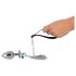 You2Toys - Set di Plug Anali con Guinzaglio (argento)