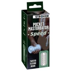 STROKER Speed - masturbatore anale realistico - trasparente