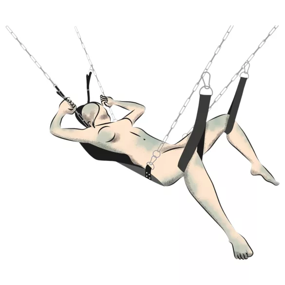 You2Toys - altalena erotica - resistente - nero