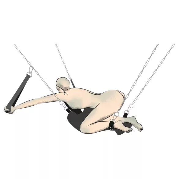 You2Toys - altalena erotica - resistente - nero