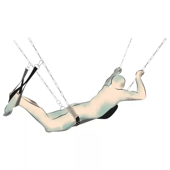 You2Toys - altalena erotica - resistente - nero