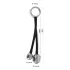 You2Toys Heavy Gear - anello fallico con peso anale - silicone nero