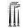You2Toys - set plug anale extra lungo 3 pezzi - nero