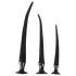 You2Toys - set plug anale extra lungo 3 pezzi - nero