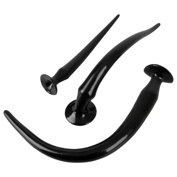 You2Toys - set plug anale extra lungo 3 pezzi - nero