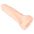 Realistixxx Double F - Dildo realistico con anello fallico (naturale)